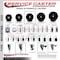 Service Caster 4'' Phenolic Wheel Swivel 7/16'' Grip Ring Stem Caster with Brake SCC-GR20S414-PHR-PLB-716138 - alternate 2